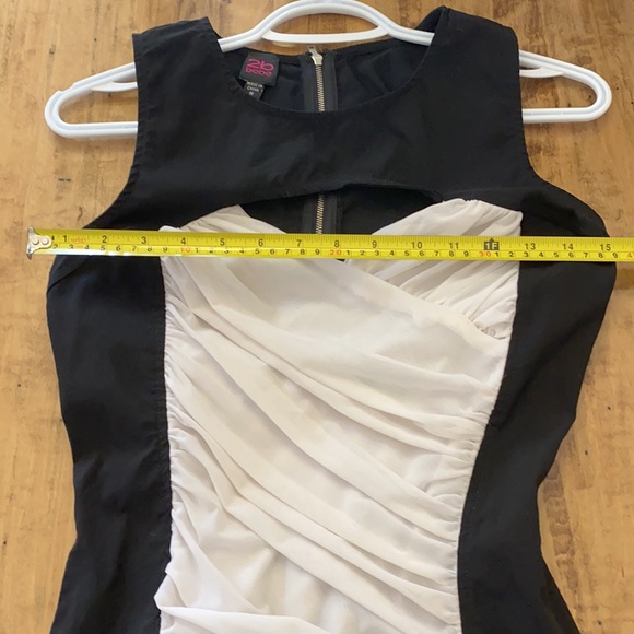 Mini Bebe Dress with front and back cutouts. - Picture 6 of 8